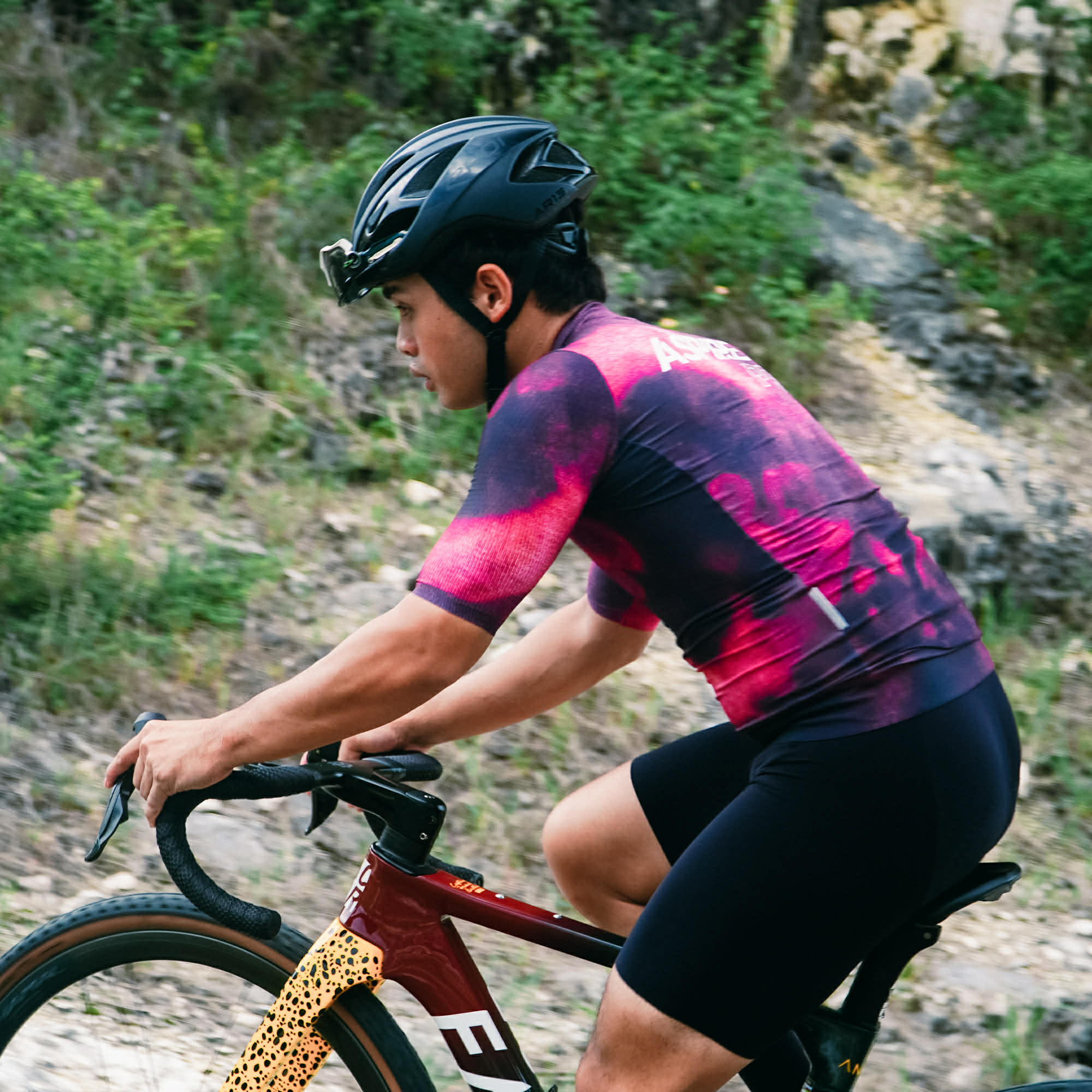 Cycling Jersey - Burgundy