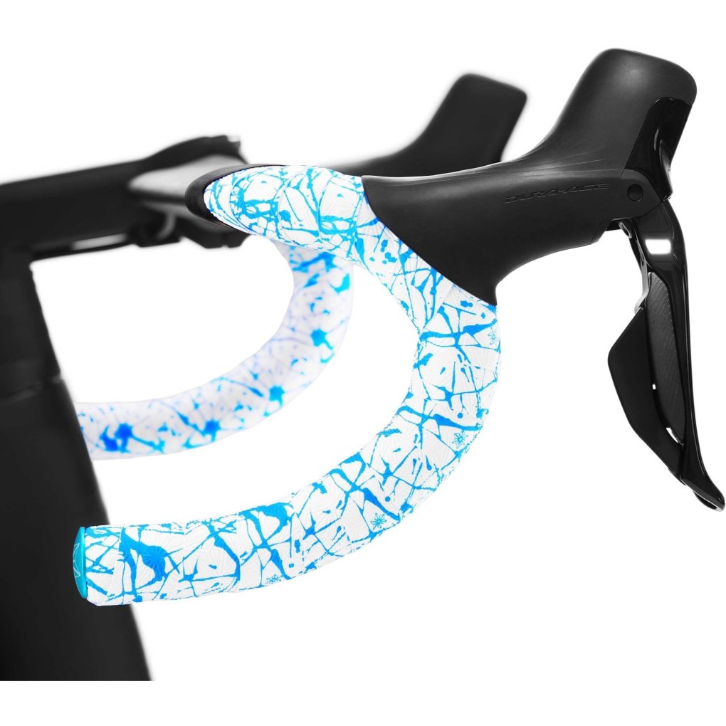 Supacaz Bartape Super Sticky Kush – Splat – Neon Blue