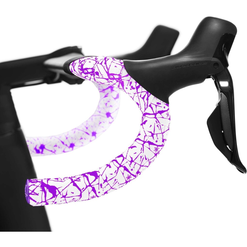 Supacaz Bartape Super Sticky Kush – Splat – Neon Purple